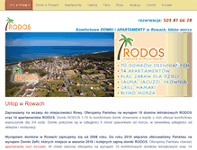 Tablet Screenshot of domki-rowy.com